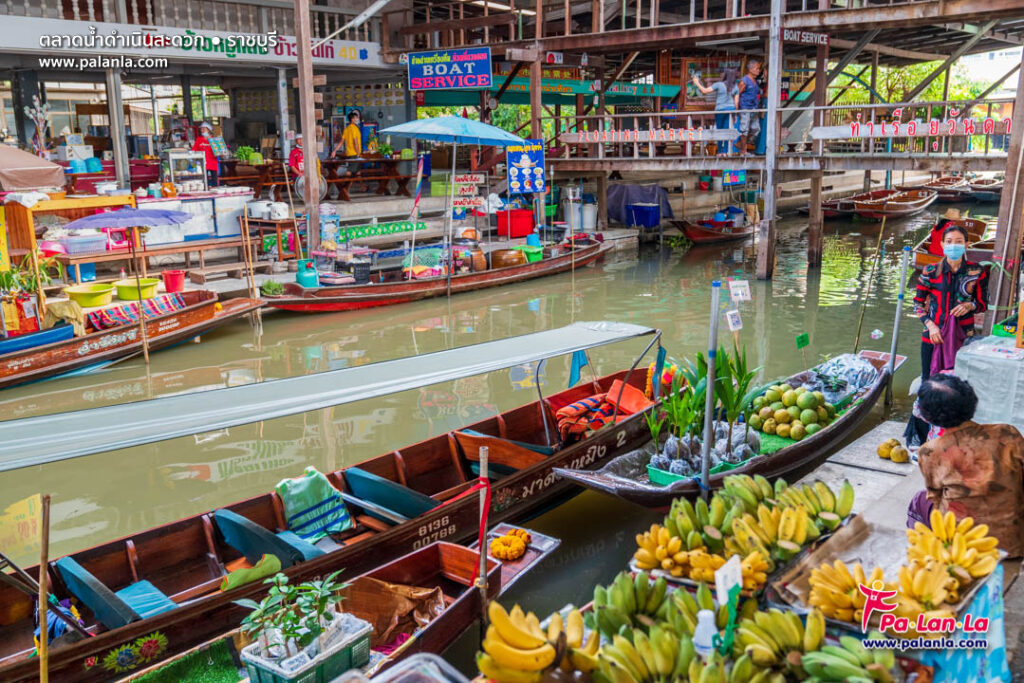 ผลไม่ ตลาดน้ำดำเนินสะดวก